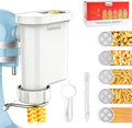 Pasta Press Attachment for Kitchenaid Stand Mixer, Compact Storage Pasta Maker Attachment with 5 Interchangeable Plates, Easy Homemade Spaghetti, Bucatini, Fusilli, Large & Small Macaroni Accessories