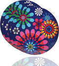 French Bull Plates - 4 Piece Set - 11 inch Melamine Dinner Plate Set - Melamine Dinnerware for Indoor and Outdoor - Festival