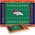 PICNIC TIME NFL Football Field Icon Glass Top Cutting Board & Knife Set, (Parawood & Bamboo)
