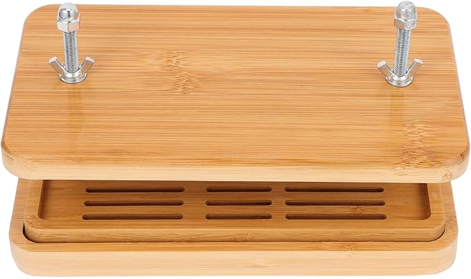 BESPORTBLE Tofu Press and Drainer with Adjustable Pressure 26x15cm, Three-layer Tofu Mold for Homemade Soybean Curd Making, Kitchen Food Strainer for Household Use