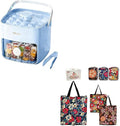 Mini Ice Cube Trays+ Reusable Grocery Bags 3Pack