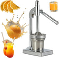 Cast Iron Juicer, Cast Iron Juicer Hand Press, Heavy Duty Hand Press Juice Extractor for Fresh Lemonade Orange Juice, Easy to Use, Home and Kitchen Essentials