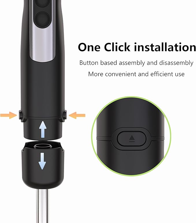 Immersion Blender Handheld,1000W hand blender stainless steel,Stick Blender,2-speed wired mixer, Includes Beaker, Whisk, Frother, for Kitchen, Baby Food Blender,smoothies