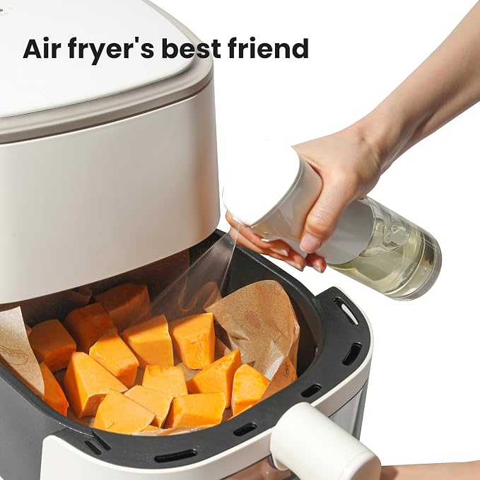 Mistifi oil spray Premium 150ml Glass. Dark Green Fine Mist Spray Bottle for Air Fryer, Olive Oil, Healthy Nonstick Frying, Commercial & Home Kitchen Use (150ml Glass bottle 2PS64202)