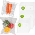 60 PCS Vacuum Sealer Bags for Food, BPA-Free Reusable Vacuum Zipper Bags with Upgraded Air Valve, Sous Vide & Meal Prep Vacuum Storage Bags, Compatible with Handheld & External Vacuum Sealer Machines