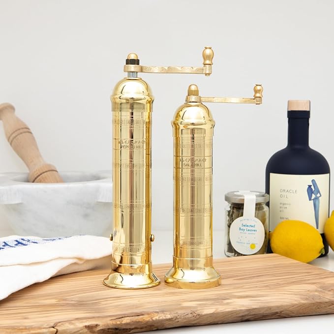 Alexander Home The Original European Mill (Brass, 8-Inch Pepper)