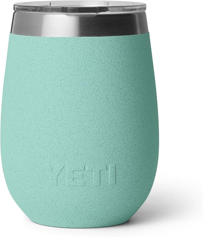 YETI Rambler 10 oz Wine Ceramic Lined Tumbler, Sea Stone