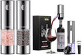 Electric Salt and Pepper Grinder Set & Rechargeable
