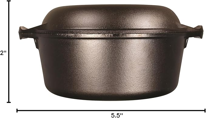Lodge Cast Iron Serving Pot and Silicone Assist Handle Holder Bundle