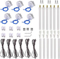 6 Set Cup Turner motor Kit Accessories for Crafts Tumbler,Includes Synchronous Turntable Motors,Coupling Connectors, Switch Cords - Ideal for Cuptisserie,Tumbler Cup Rotator Machince (5-6RPM)