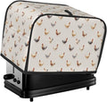Toaster Cover 2 Slice Chicken Pattern Kitchen Small Appliance Covers with Pockets Dust and Fingerprint Protection