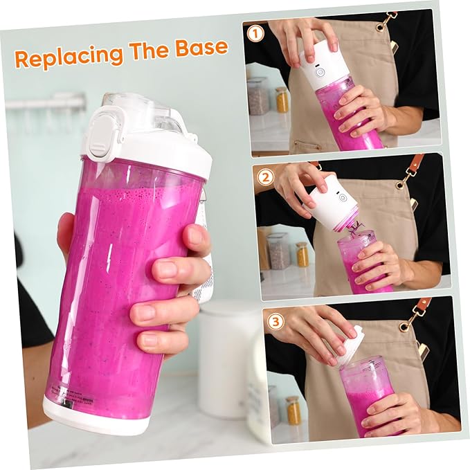 Small Juicer Machine Portable Fruit Juicer Rechargeable Compact Stylish Cup for Sports