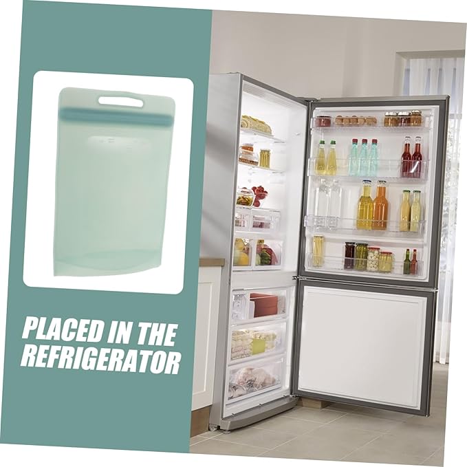 Freezer Bag Food Storage Pouch with Sealing Design Reusable and Portable for Fridge Organization for Meal Prep and Food Preservation