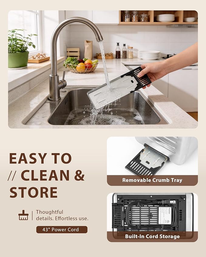 2 Slice Toaster with Smart Touchscreen & Digital Countdown Timer, 1.5" Wide Slot Toaster for Bagels & Bread, 6 Shade Settings, Memory, Defrost & Reheat, Slim Stainless Steel Design for Kitchen