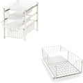 Simple Houseware 3 Tier Basket Drawer + Cabinet Pull-Out Shelf