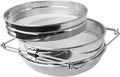 Honey Strainer Stainless Steel Honey Filter Double Sieve Honey Debris Strainer Honey Extractor Equipment for 5 Gallon Bucket Honey Beekeeping Equipment Tools