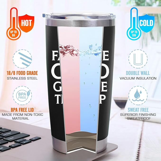 LHSCVUFASC Birthday Gifts for Dad from Daughter, Son - Father's Day Gift for Him Dads - Christmas Gifts Ideas for Men, New Papa Daddy Stepdad Father - 20oz Stainless Steel Tumbler