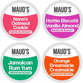 Maud’s Orange Creamsicle, Jamaican Rum Yum, Almost Biscotti & Oatmeal Cookie Flavored Coffee Pods Variety Pack, 72 ct, Medium Roast Single Serve Pods – 100% Arabica Coffee, Compatible with Keurig K Cups Maker