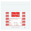 DayMark Safety Systems Day of The Week Trilingual Portion Bag, Wednesday, 10" x 8.5", Red (Pack of 2000)