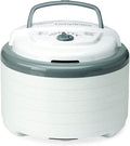 NESCO FD-75A Snackmaster Pro Food Dehydrator, For Snacks, Fruit, Beef Jerky, Gray