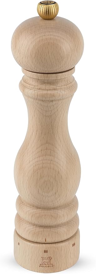 u'Select manual pepper mill in natural wood, 22 cm