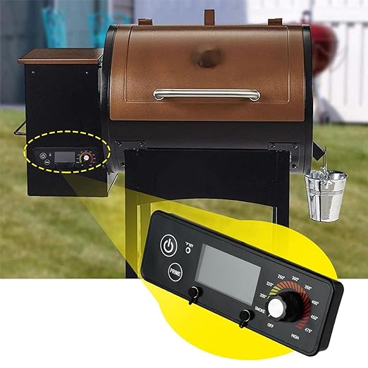 AC03P9 Digital Thermostat Controller Board Replacement for Pit Boss Wood Grills, with Meat Temperature Probe, Replaces PB820D2/PB440D2/PB1150G/PB850G/PB550G/PB820, 120V 60Hz