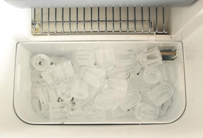 SUNPENTOWN IM-123SA: Portable Ice Maker – Silver