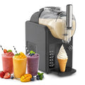 Soft Serve Ice Cream Slushie Machine - 68 oz Slushy Machine for Home, 2-In-1 Soft Ice Cream Maker with 6 Pre-Set Modes, No Ice Needed Frozen Drink Machine for Margarita, Milkshake, Frappés (B2)