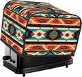 Traditional Mexican Covers for 4 Slice Toasters,Cute Country Bread Machine Cover with Handle,Washable Stain Resistant Kitchen Small Appliance Cover Dining Decor
