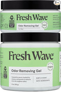 Fresh Wave Odor Removing Gel, 15 oz. & 7 oz. - Odor Absorbers for Home, Safer Odor Relief, Natural Plant-Based Odor Eliminator, Every 15 oz. lasts 30-60 Days, For Cooking, Trash & Pets