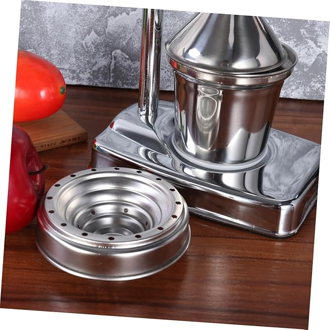 COLLBATH Stainless Steel Manual Citrus Juicer Extractor Hand Press Fruit Machine for Effortless Juice Extraction Easy to Clean for Oranges Lemons and More