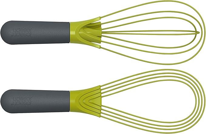 Joseph Joseph CleanForce Garlic Press & Twist Whisk 2-in-1 Collapsible Balloon and Flat Whisk Bundle