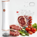 Compact Vacuum Sealer for Food Sealer, Handheld Portable Vacuum Sealer Machine for Food Storage, Recharge Food Vacuum Sealing for Kitchen Travel Fridge Meal Prep, Gifts for Mom, Wife, Chef & Camping