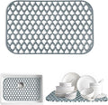 SAMSIER Silicone Sink Protectors Mats (13x11 & 14x12 & 16x12 & 18x16 & 19x14 & 21x16 & 22x13 & 25x16 & 26x14 & 28x14 & 30x16) for Bottom of Kitchen Sink (25”x15.7”)
