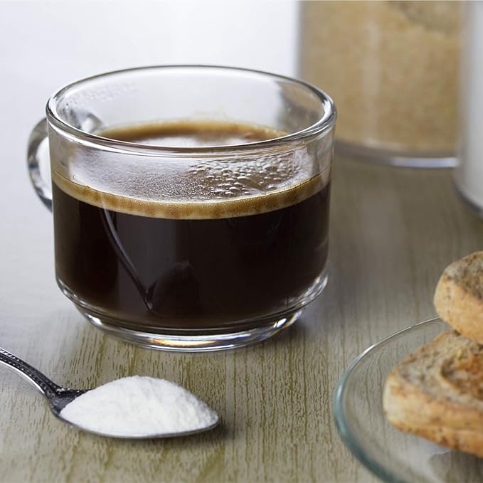 Clear Coffee Mug With Handle 6 oz, Glass Tea Latte Cappuccino Mug Set of 12 - Premium Clear Glass Coffee Cups, Tea Mugs for Hot & Cold Beverages, Perfect for Espresso, Latte, Cappuccino, Tea & More