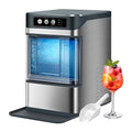 iTOMA Nugget LCE Maker Machine,Chewable Pellet Ice Machine,Self-Cleaning,One-Click Operation,for Home/Kitchen/Office/Bar Party Ice Cube Machine