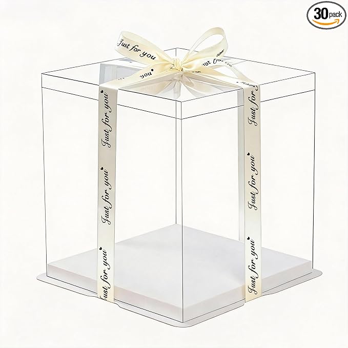 12 Inch Cake Boxes Bulk 30 Pack – Bakery Supply & Catering, Round Disposable, High-Volume Packaging Solution, Wholesale Price, Professional Bakery Case, Wedding & Large Dessert Packaging