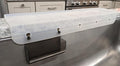 SiliProducts SiliSink XL Silicone Sink Edge Guard for Kitchen Sink - Fits 3.75” - 4” Wide - The Original Stone Protector with Sponge Caddy - Splash Guard, 20” Frosted Matte