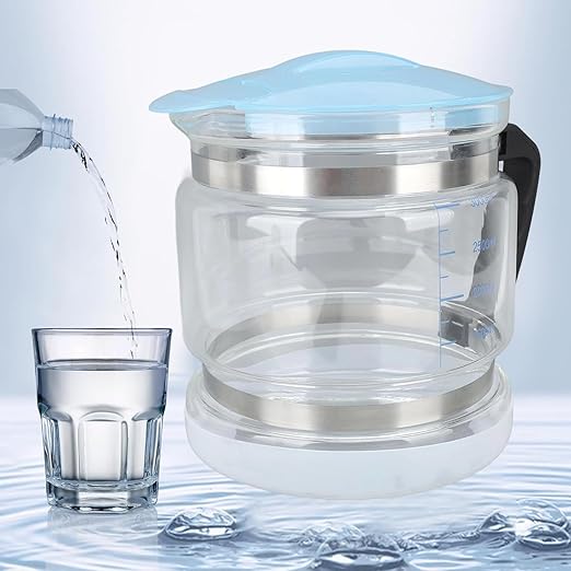 Countertop Distiller Replacement Container Large Capacity Distilled Water Collector Glass Filter Pitcher Distilled Container for Beauty Care