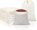 Tatuo 400 Pcs Cotton Muslin Bags with Drawstring Reusable Cloth Sachet Pouch Empty Gift Canvas Bags Bulk for Jewelry Home Party Favors (5 x 7 Inch)