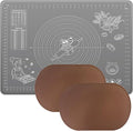 XXL Silicone Pastry Mat, Small Baking Mat, Food Grade Silicone Rolling Board