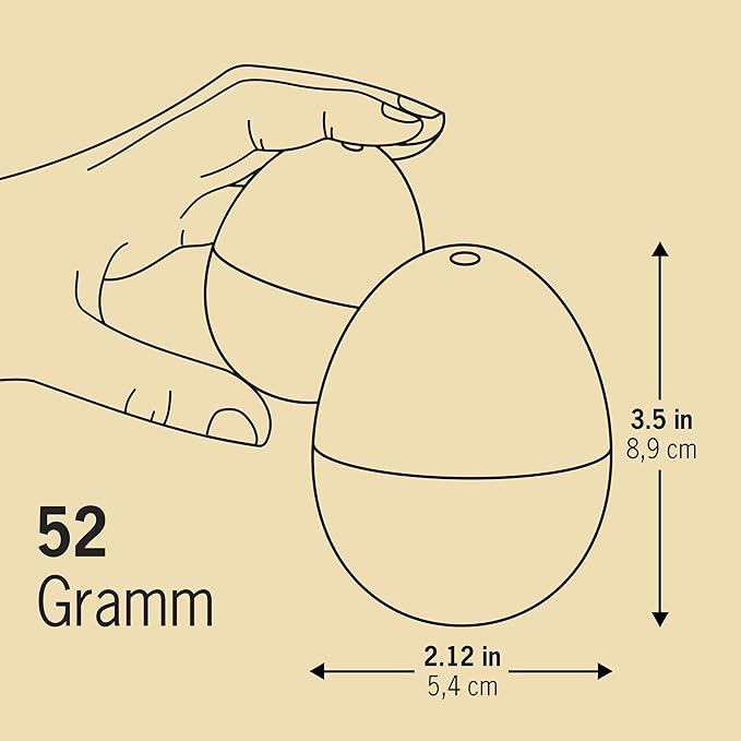 Pop Art BeepEgg – Egg Timer for Boiling Eggs – Musical Egg Cooker for Soft, Medium, Hard Boiled Eggs – Food Safe – Singing Floating Egg Timer – Egg Cooker for 3 Levels of Doneness - Brainstream