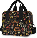 Halloween Insulated Lunch Bag Reusable Lunch Tote Bag Cooler Bag for Women Men Adult Lunch Box with Adjustable Shoulder Strap Leakproof Lunch Bag for Work School Picnic Camping