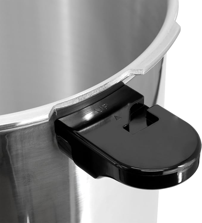 MegaChef 24 Quart Large Capacity Aluminum Stovetop Pressure Cooker for Induction and Gas Stove-Tops