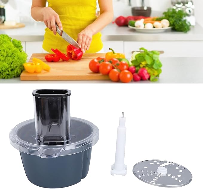 Food Processor Container Cutter Kit, Electric Vegetable Cutter Accessories High Efficiency Vegetable Cutter Attachment for Thermomix TM5 TM6