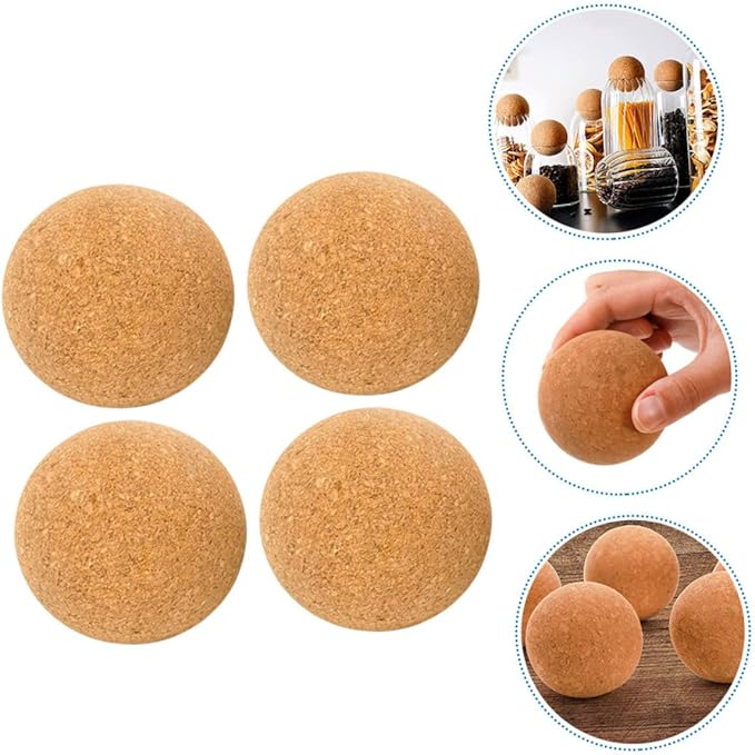 COLLBATH 8pcs Compact Wine Stoppers Cork Jug Stoppers for Daily Use Seal to Preserve Wine Quality Fine Craftsmanship