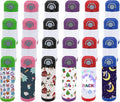 24 Pack 12 OZ Sublimation Straw Sippy Cup Spill Proof Blank Tumblers Mixed Color Stainless Steel Thermoses for Hot Drinks Bulk Double Wall Vacuum Insulated Water Bottle for School