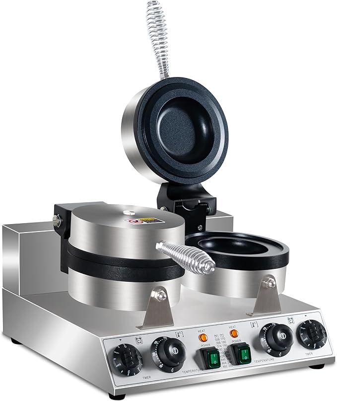 Ice Cream Burger Maker, double UFO Burger Maker, Ice Cream Filling Waffle Maker, Hamburger Waffle Maker Sandwich Press Non-stick Panini press waffle machine 2600W Gelato Panini Press machine