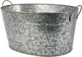 Galvanised Barware Wine Cooler Size : 22.75x14.5x9.5"