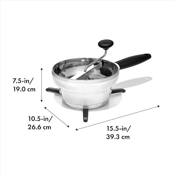 OXO Good Grips Stainless Steel Food Mill + OXO Good Grips 3-in-1 Adjustable Potato Ricer